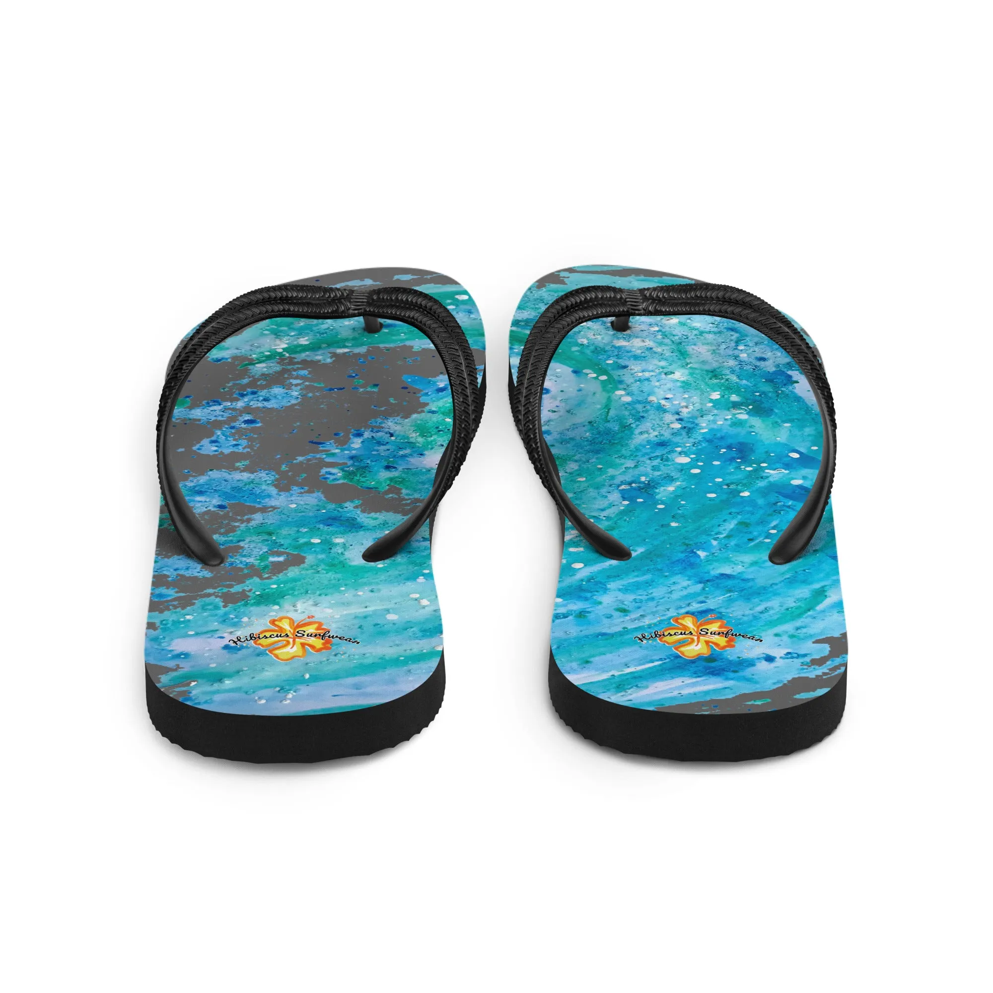 Waves - Hibiscus Surfwear - Ethical Mens Flip-Flops