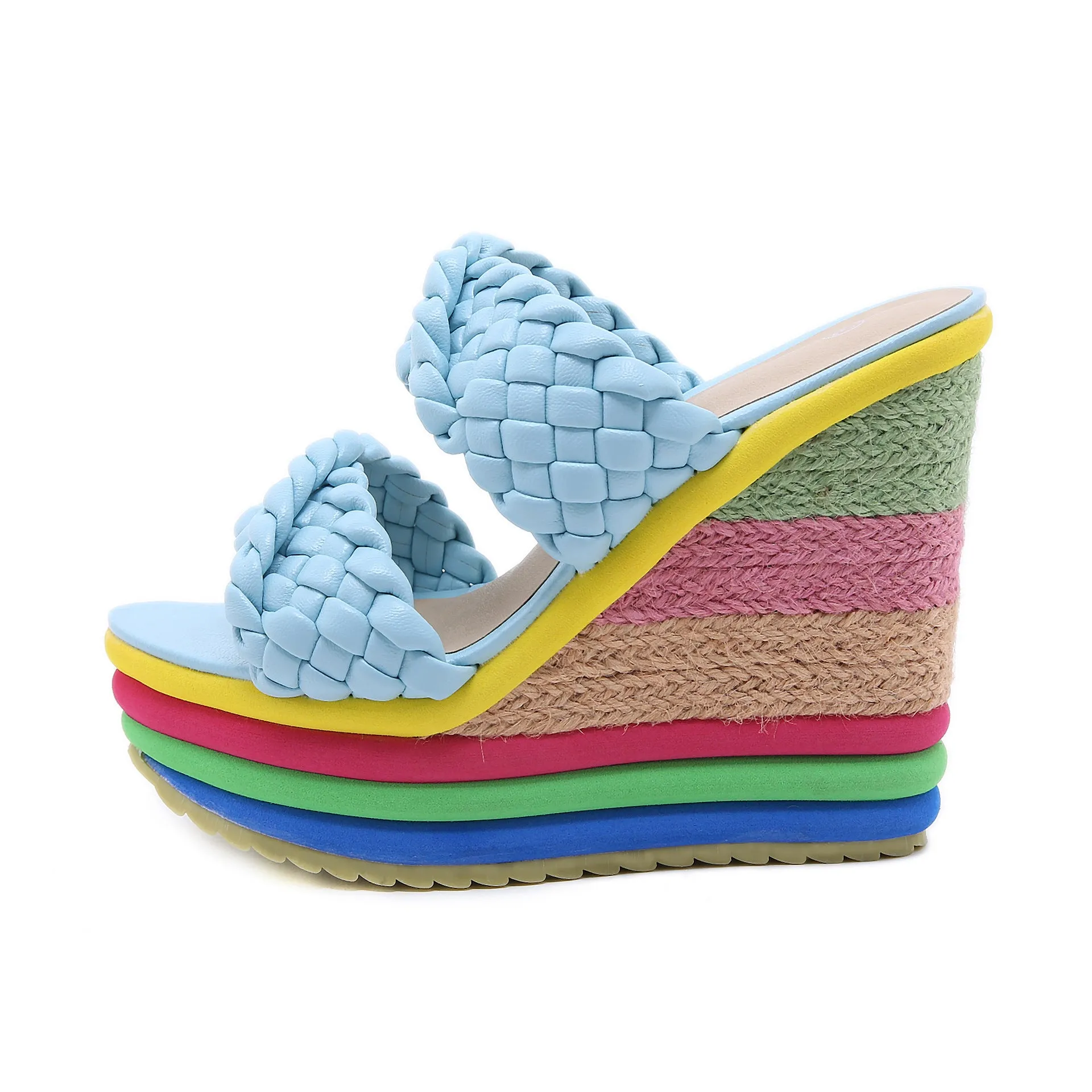 Wedge Rainbow Sandals
