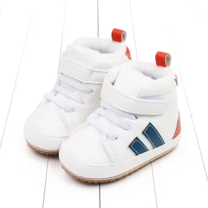 Winter Fleece-lined Baby Cotton-padded Shoes High-top