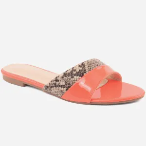 Women "ASHLEY" Two Tone Slippers