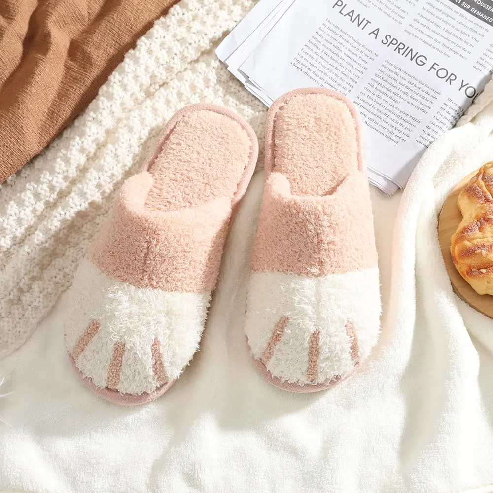 Women's Cute Animal Paw Slippers