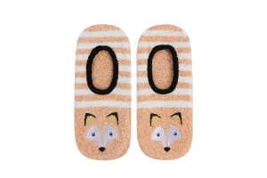 Womens Fox Animal Mary Jane Slippers