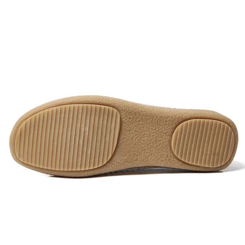 Women's Loafers Breathable Slip On Flat Moccasins Shoes