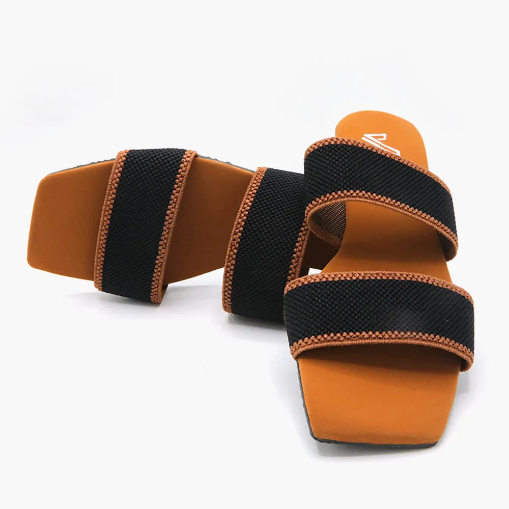 Women's Open-Toe Slipper - Mustard