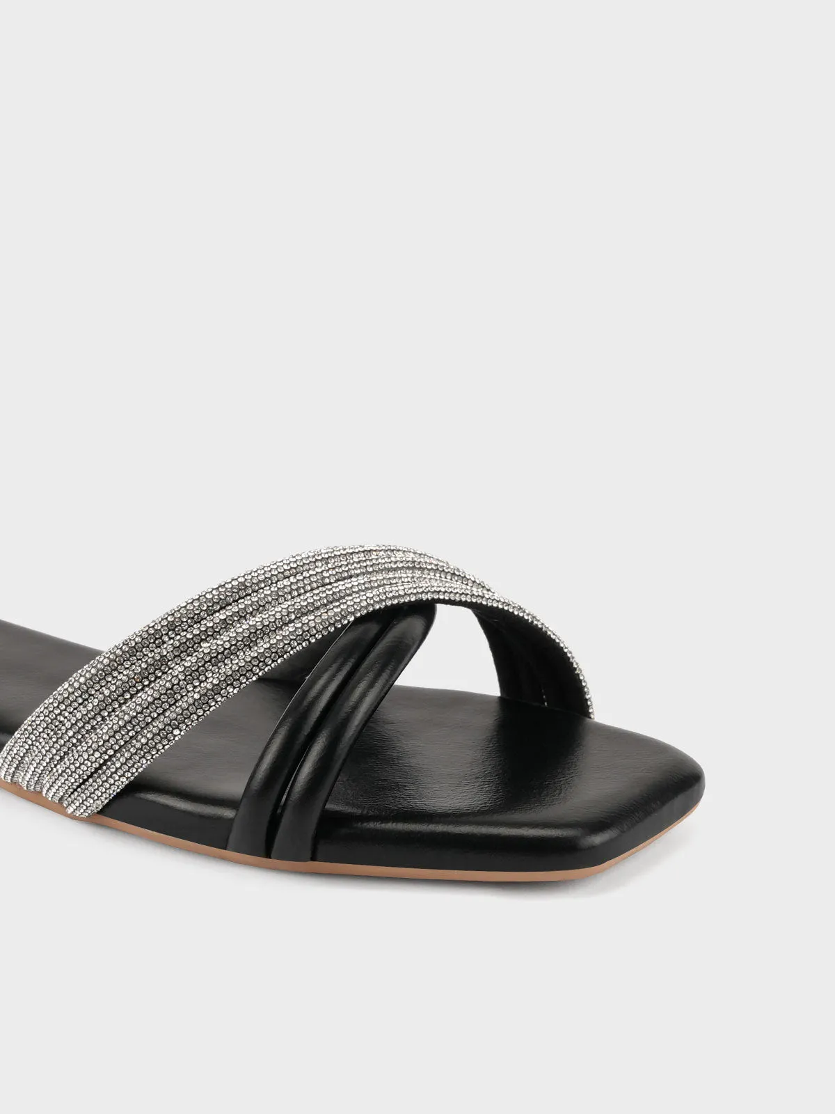 Womens "CELLA" Crossover Stylish Slippers