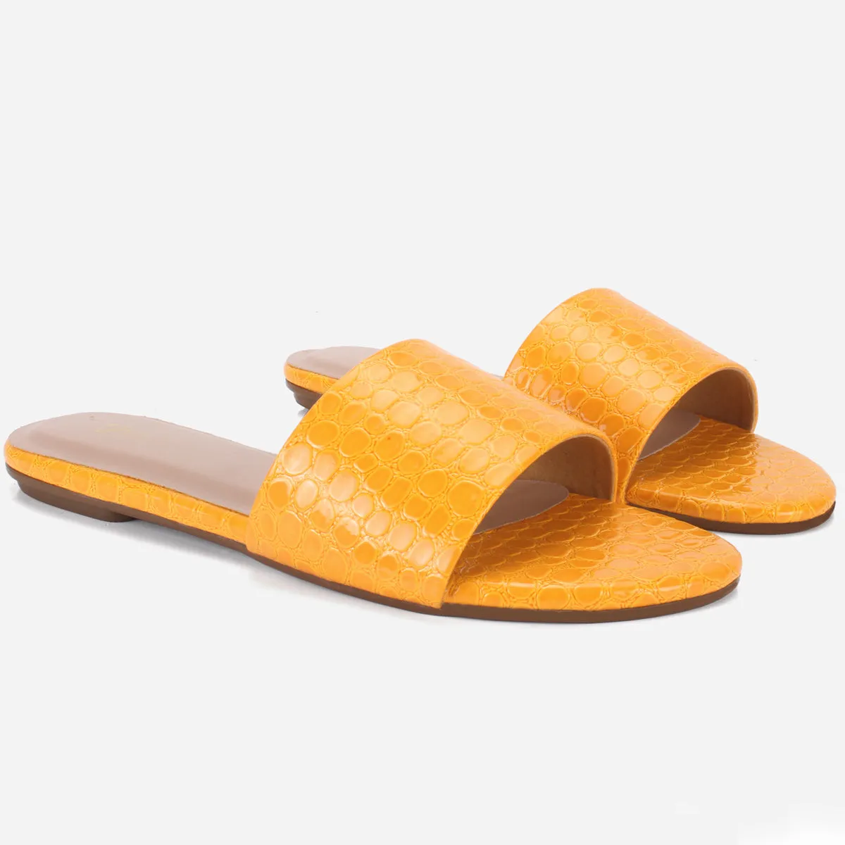 Womens "ORION" Flat Summer Open Toe Slippers