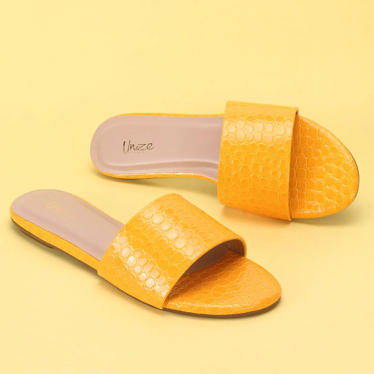 Womens "ORION" Flat Summer Open Toe Slippers