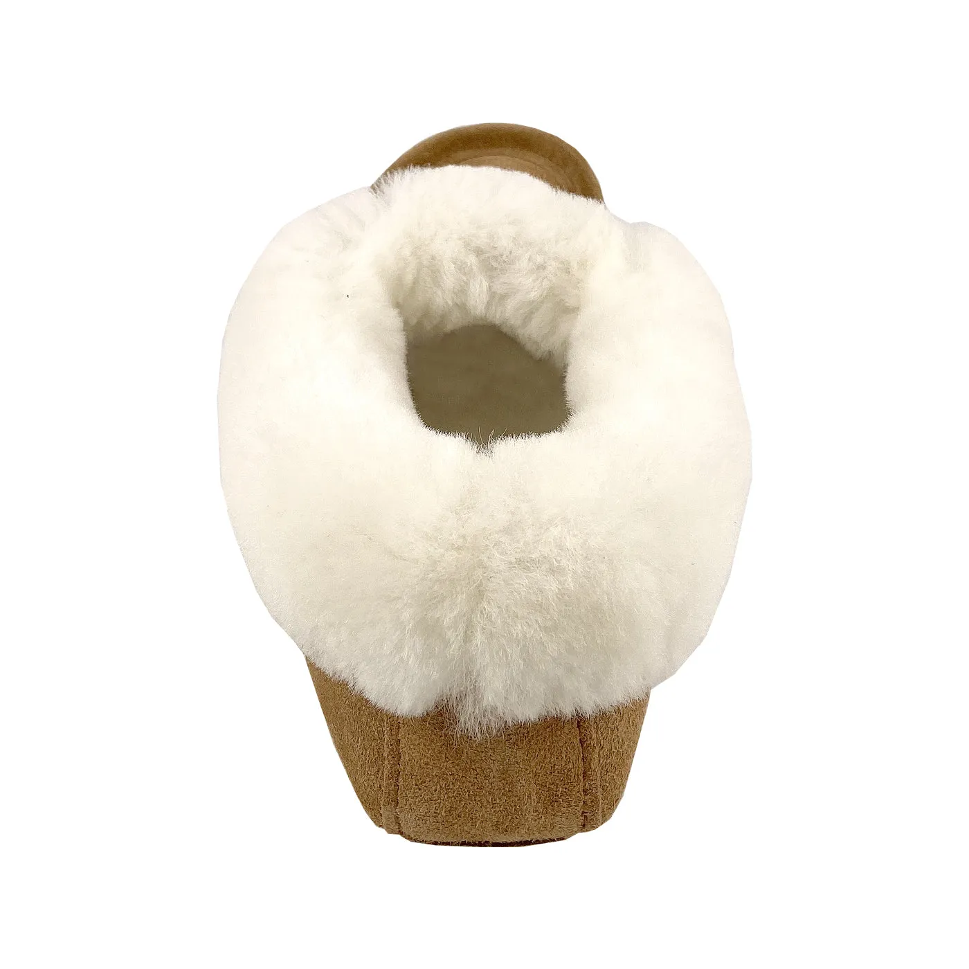Women's Sheepskin Beaded Moccasin Slippers