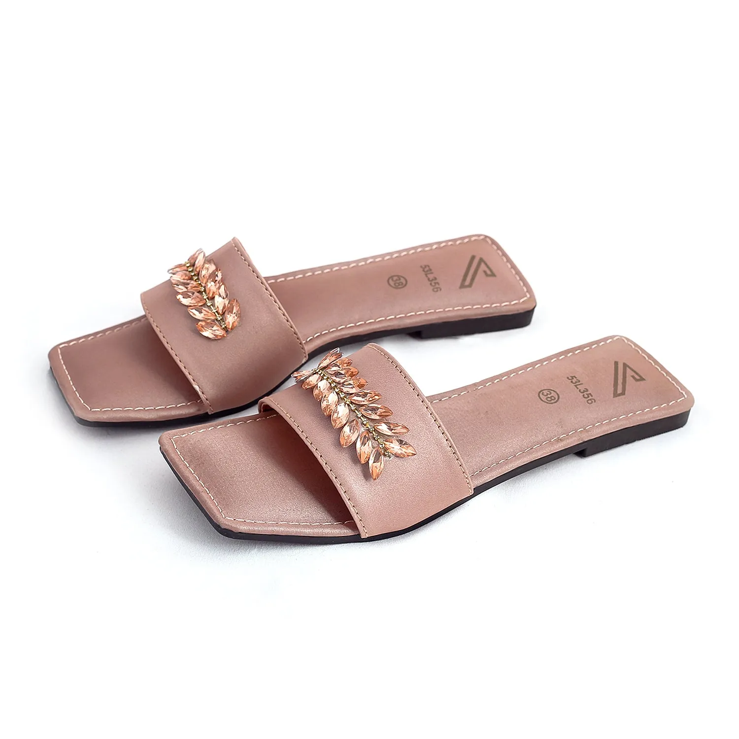 Women's Slippers - Peach