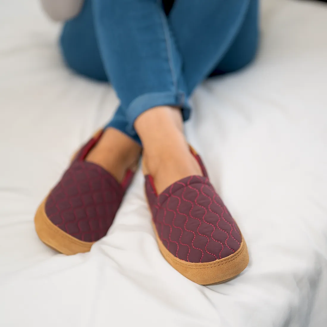 Women's Walden Water Repellant Moccasin - Raisin - A24003