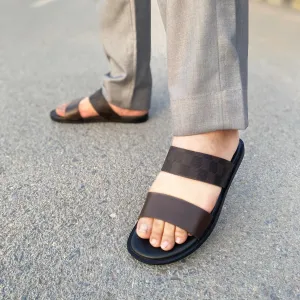 WS Handmade Checkered Srap Chappal WS-136