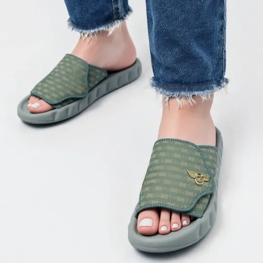 X sport Slippers-Grey