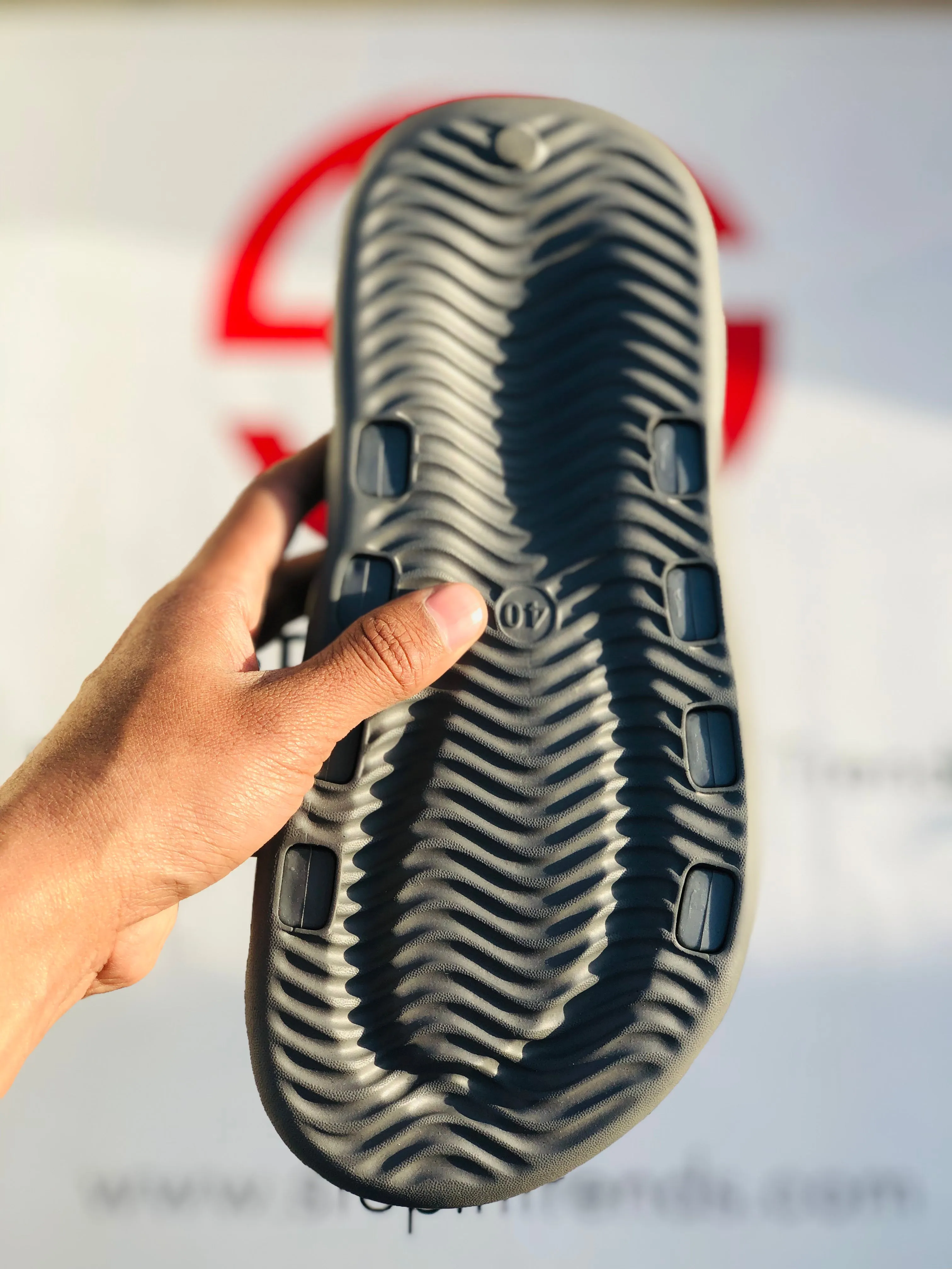 X sport Slippers-Grey