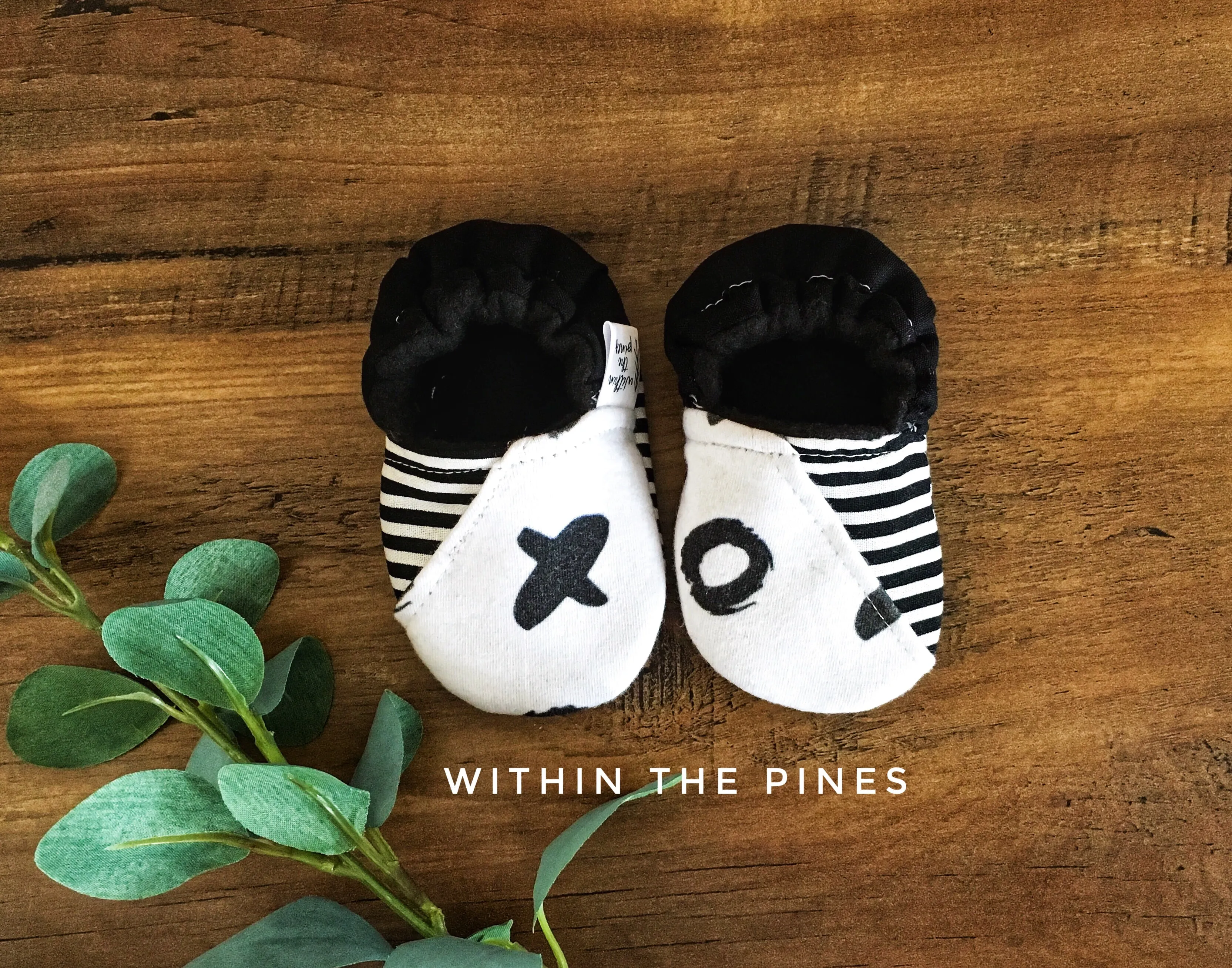 XO Stripe Half & Half Moccs