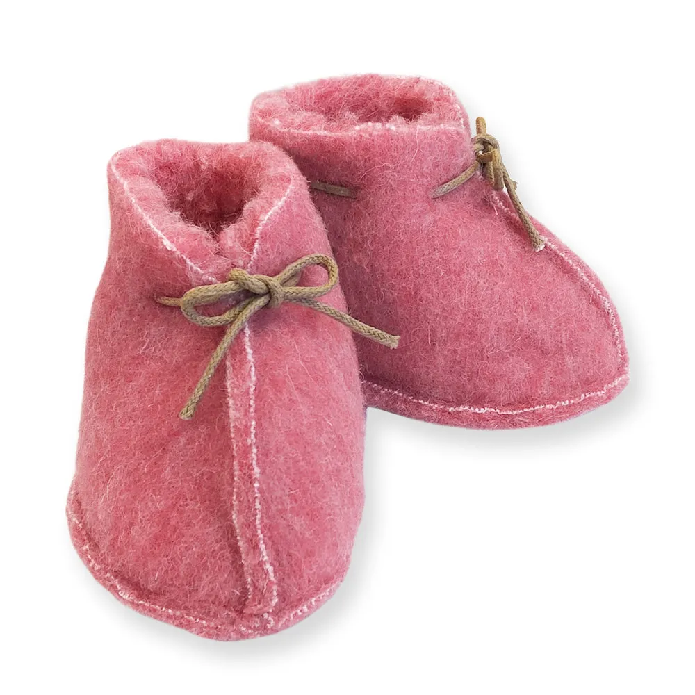 Yoko Wool | baby slipper with lace