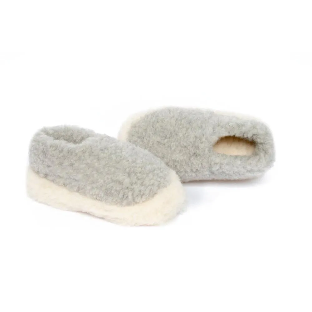 Yoko Wool - Siberian full slipper | sheep's wool slipper