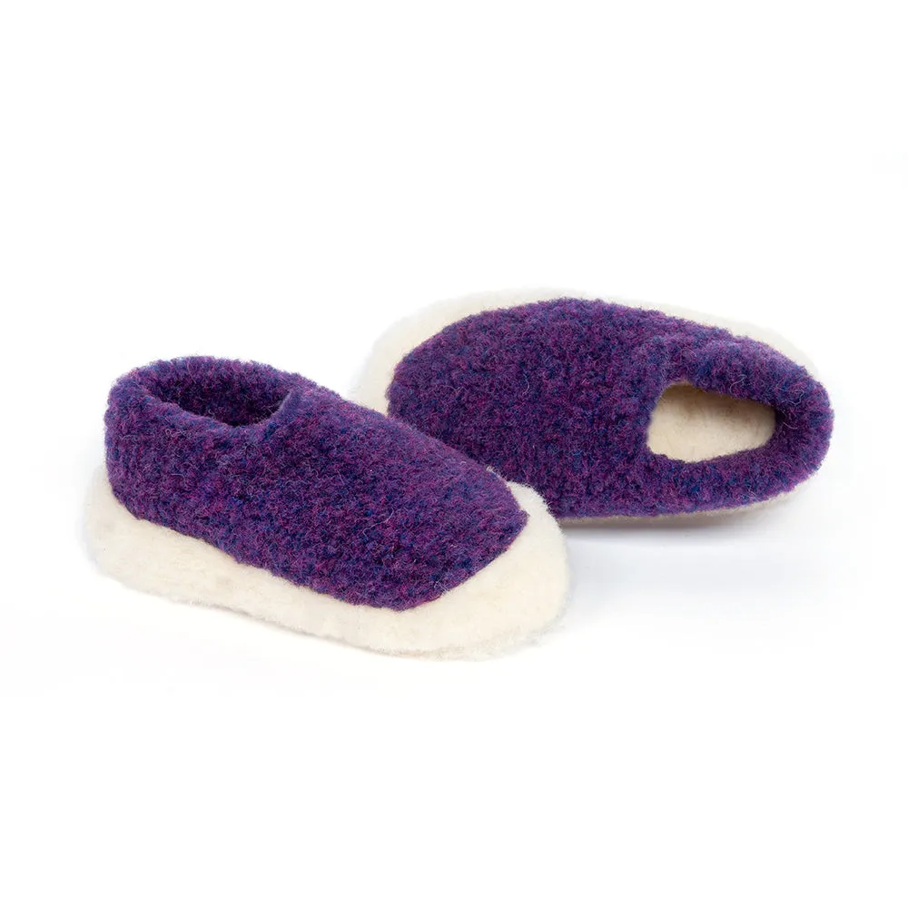 Yoko Wool - Siberian full slipper | sheep's wool slipper