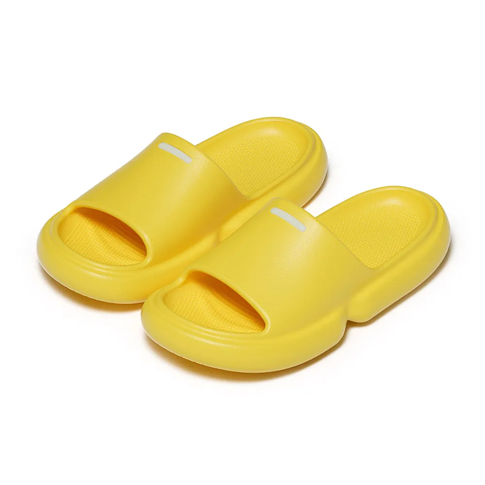 YouDiao Bathroom Anti-Slip Slippers - Warm Yellow, Size 39-40