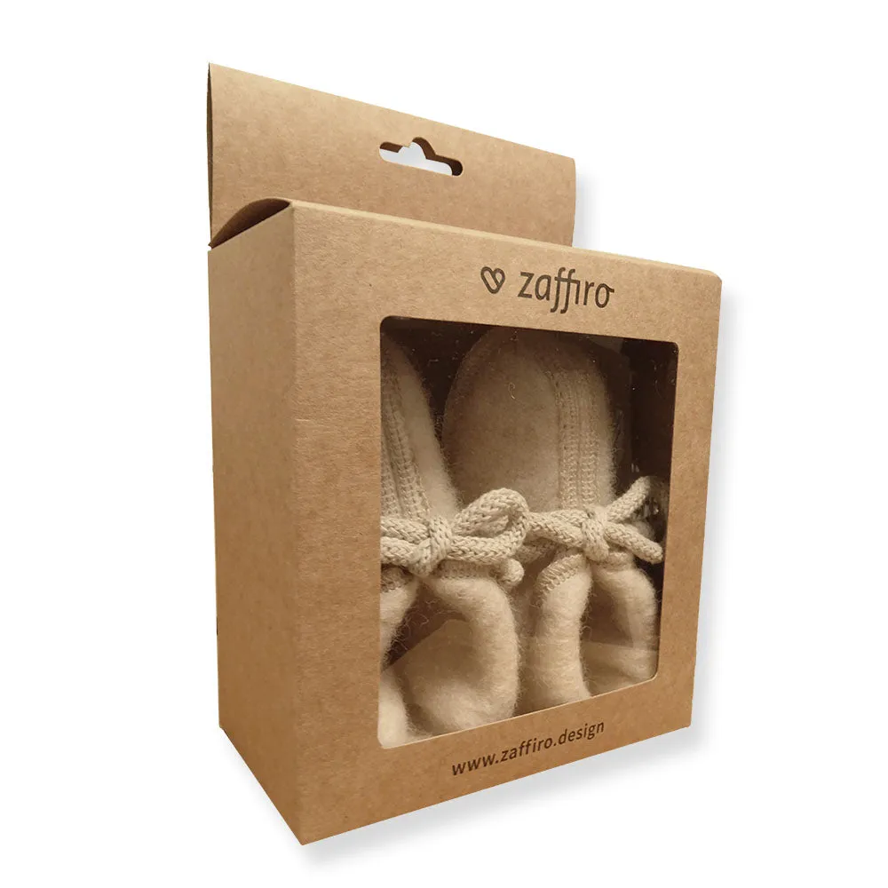 Zaffiro - Baby shoes | woolen baby slipper