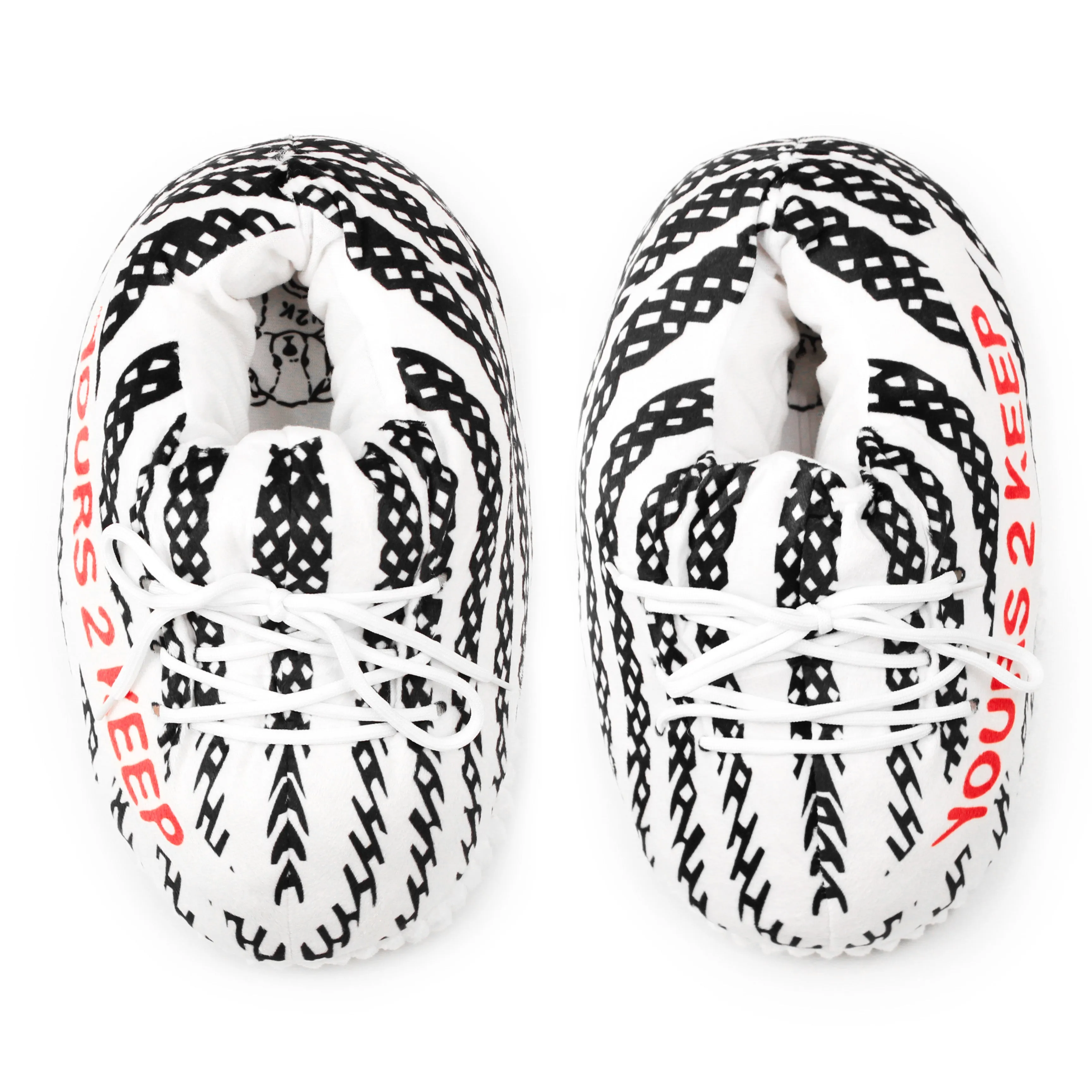 Zebra Sneaker Slipper