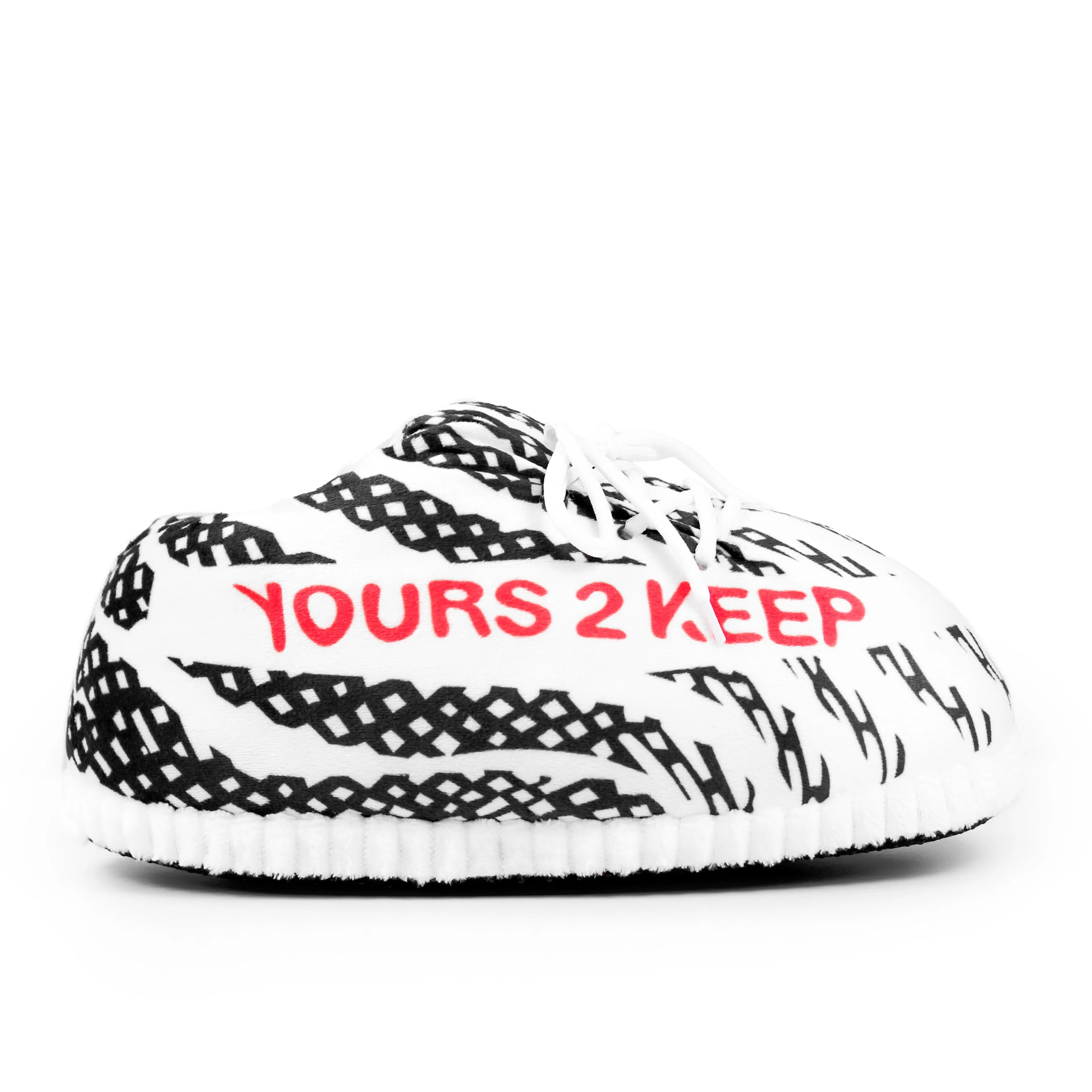 Zebra Sneaker Slipper