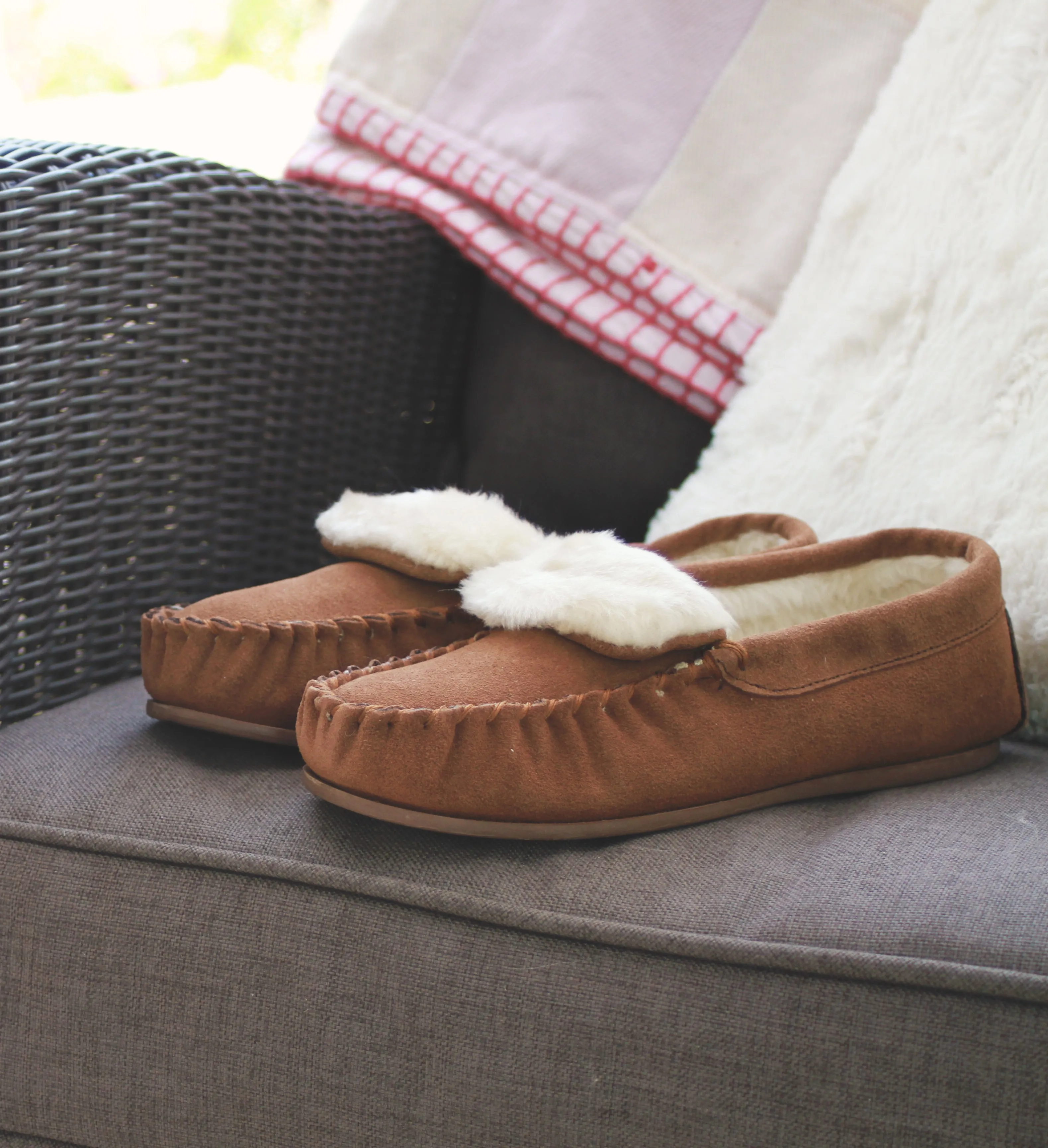Zoe Plush Lined Moccasins